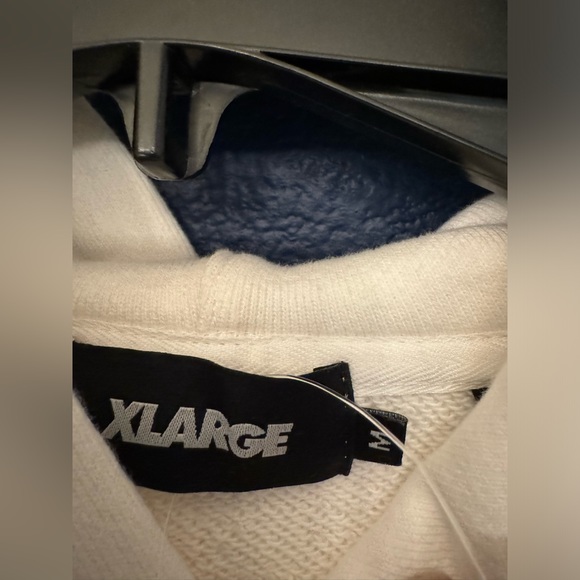 Jungles x Xlarge Sweatshirt Men’s White Hoodie Size Medium - Picture 8 of 9